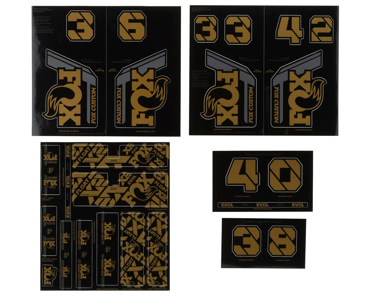 Fox Suspension Custom Decal Kit (Kashima) (All Models Except Step Casts)